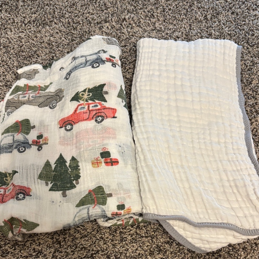 Festive Muslin Swaddle Blankets